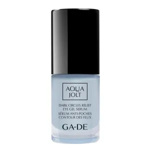 GA-DE Aqua Jolt Dark Circles Relief Eye Gel Serum - Anti Aging Eye Cream for Puffiness and Bags Under Eyes - Hydrating and Soothing - 0.5 oz
