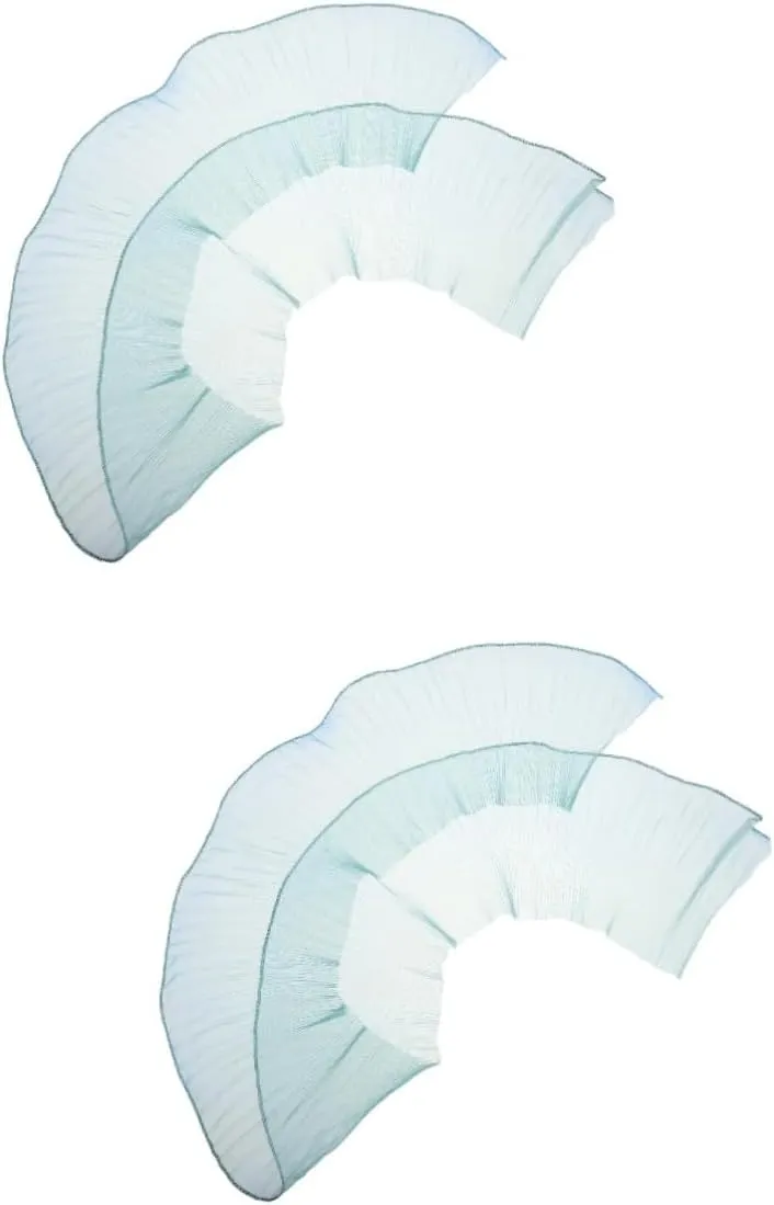 Gadpiparty Gradient Organza Ruffle Fabric Handmade Dress Material for Decoration Lightweight Crafting and Sewing Projects for Weddings Parties and Floral Arrangements
