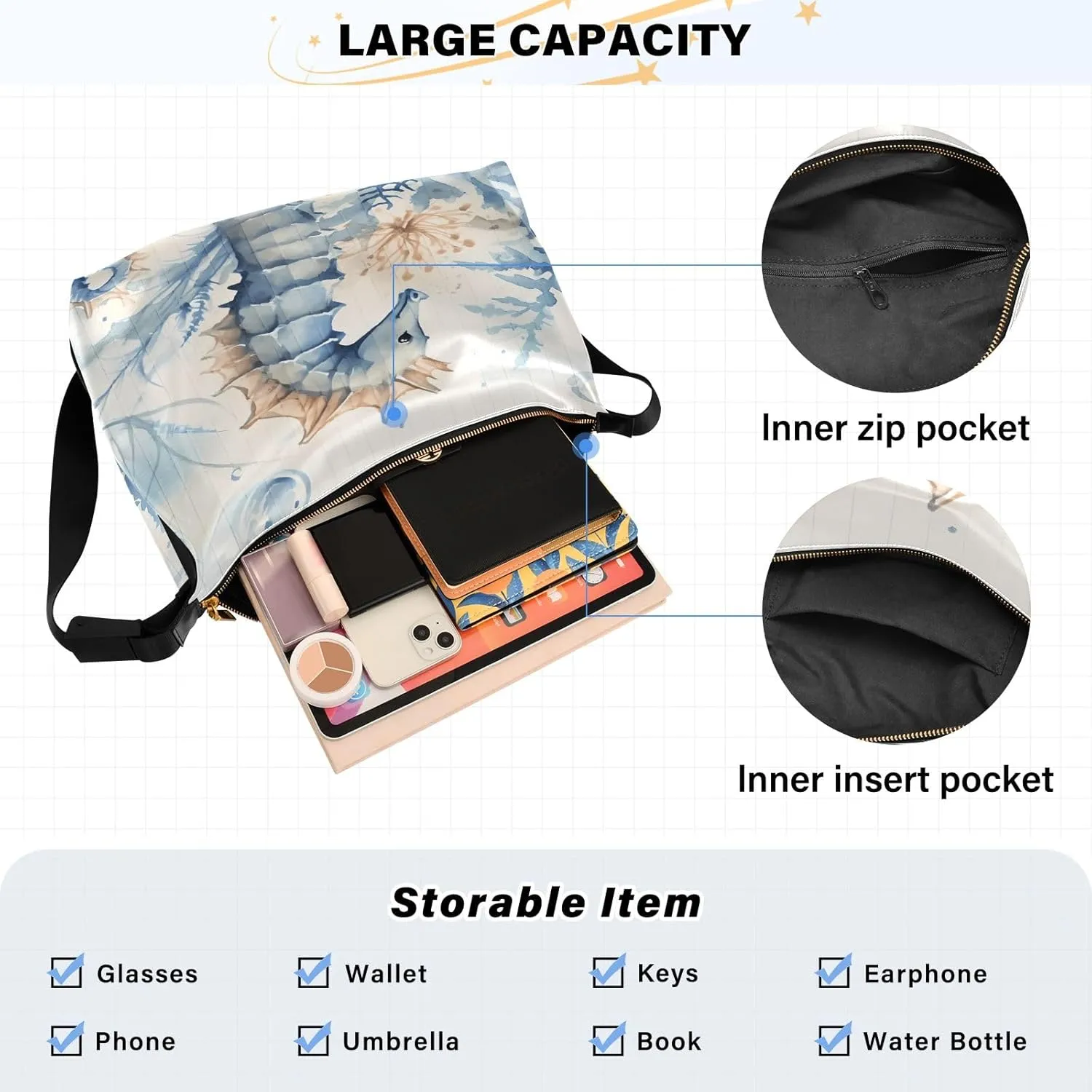 GAIGEO Football And Soccer Leather Satchel Shoulder Bag, Women's Shoulder Bags, Large Crossbody Bag