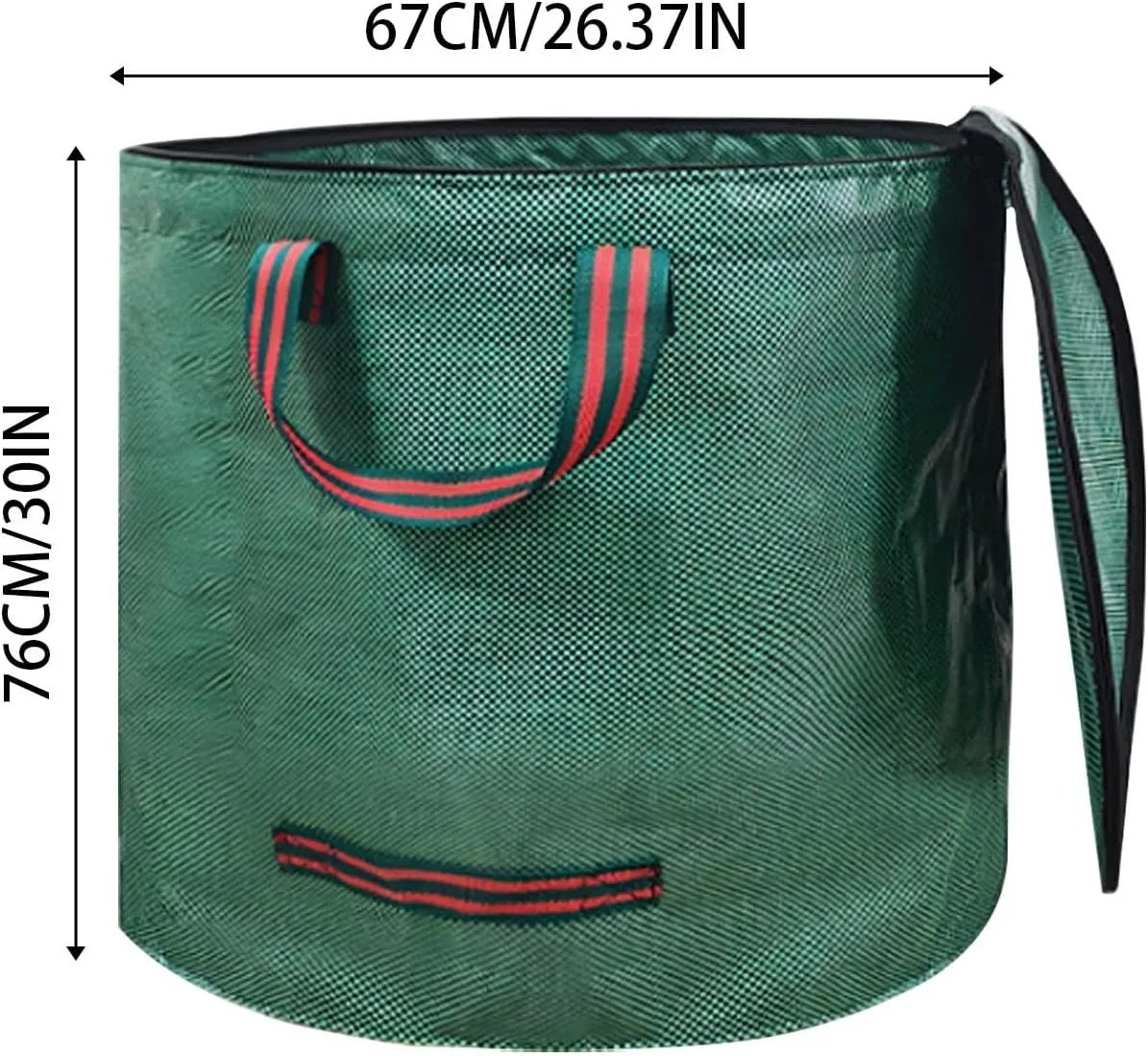 Garden Yard Waste Bags Sacks, Reuseable Gardening Lawn Leaf Bag Garden Tote Debris Container Pop up Grass Bin Landscape Pool Leaves Collector (M)