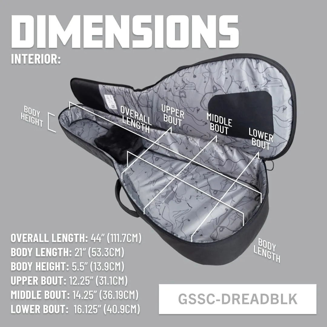 Gator Someone Somewhere Core Series Dreadnought Gig Bag - Malt
