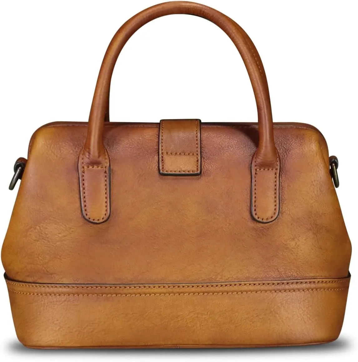 Genuine Leather Purses and Handbags for Women Vintage Handmade Real Leather Shoulder Bag Crossbody Satchel Purse with Strap