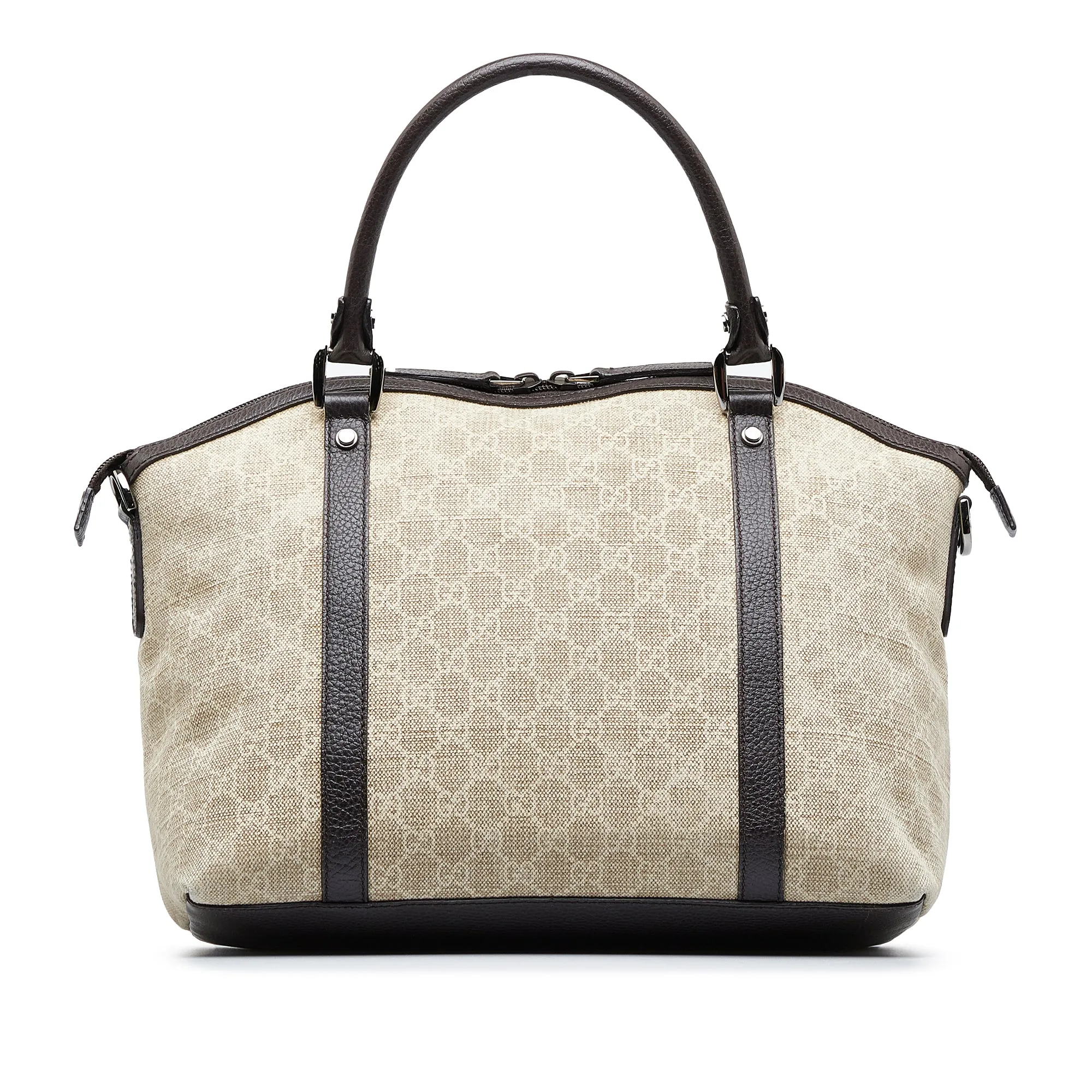 GG Canvas Charm Dome Satchel
