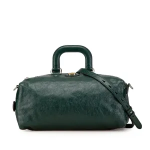 GG Leather Morpheus Satchel