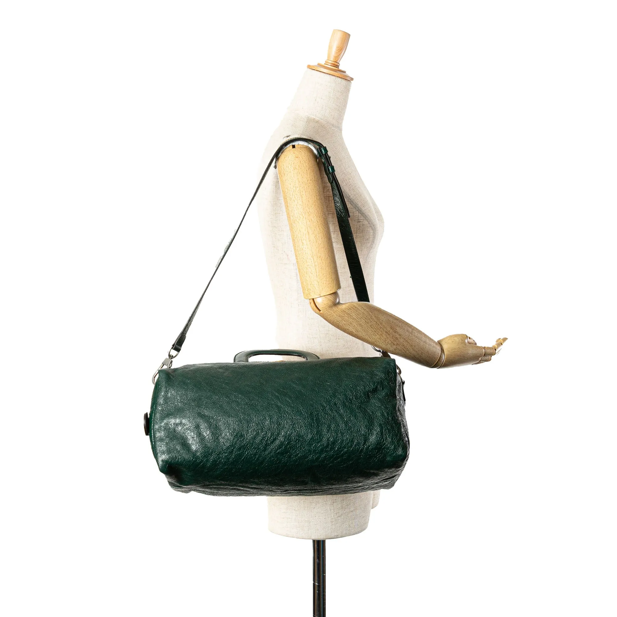 GG Leather Morpheus Satchel