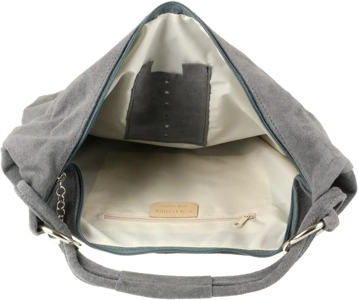 Girly HandBags Womens Hobo Italian Suede Genuine Leather Shoulder Bag
