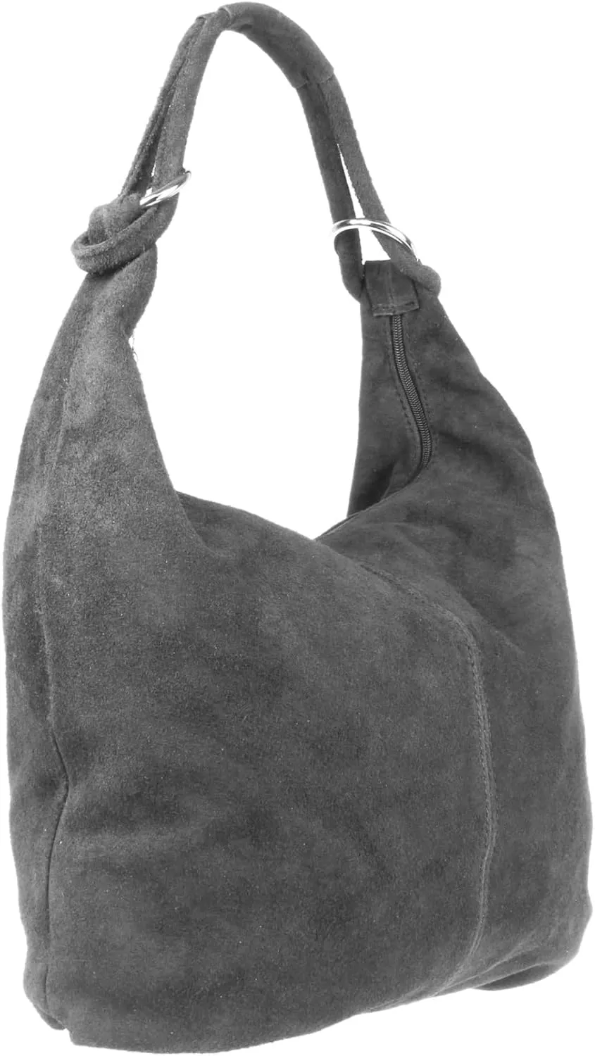 Girly HandBags Womens Hobo Italian Suede Genuine Leather Shoulder Bag