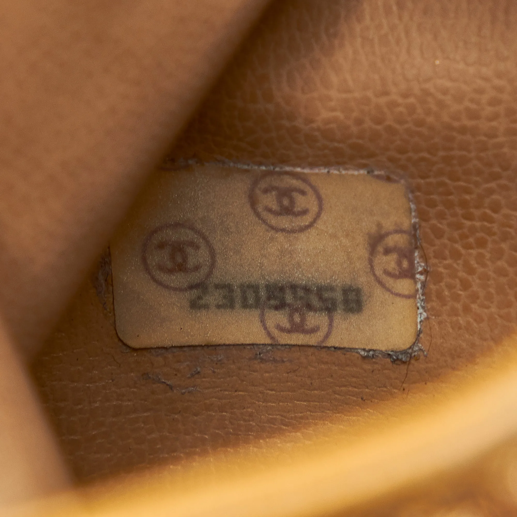 Gold Chanel Brocade Bucket Bag