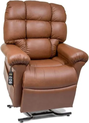 Golden Technologies Cloud with Twilight Positioning PR515 MLA Dual Motor Lift Chair Zero Gravity Recliner - Buckskin Tan Leather