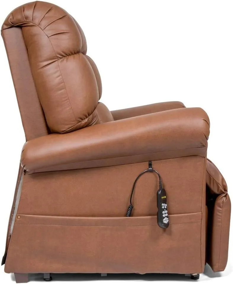 Golden Technologies Cloud with Twilight Positioning PR515 MLA Dual Motor Lift Chair Zero Gravity Recliner - Buckskin Tan Leather