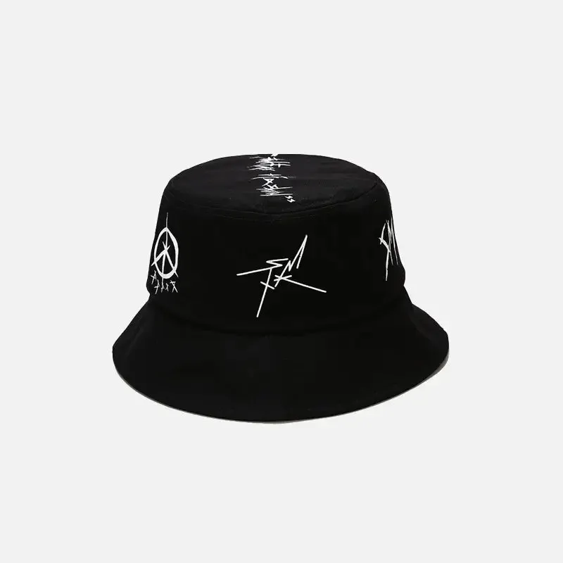 Good and Evil Y2K Bucket Hat for Stylish Outfits