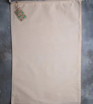GOTS Organic 5oz Natural Cotton Drawstring Pouch - 500x750mm