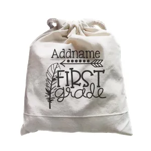 Graduation Series First Grade with Feather Satchel