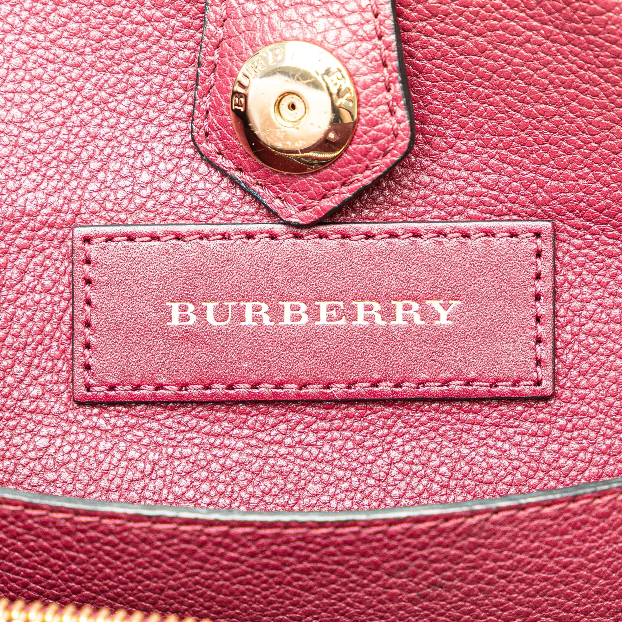 Grainy Calfskin Milton Satchel