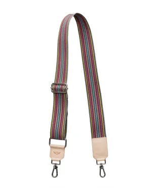 GREY WEBBING CROSSBODY STRAP