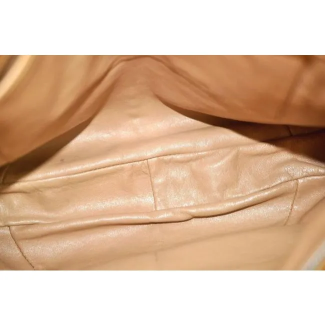 Gucci 1955 Horsebit Yellow Leather Bucket Bag W  Belted Gold GG Top