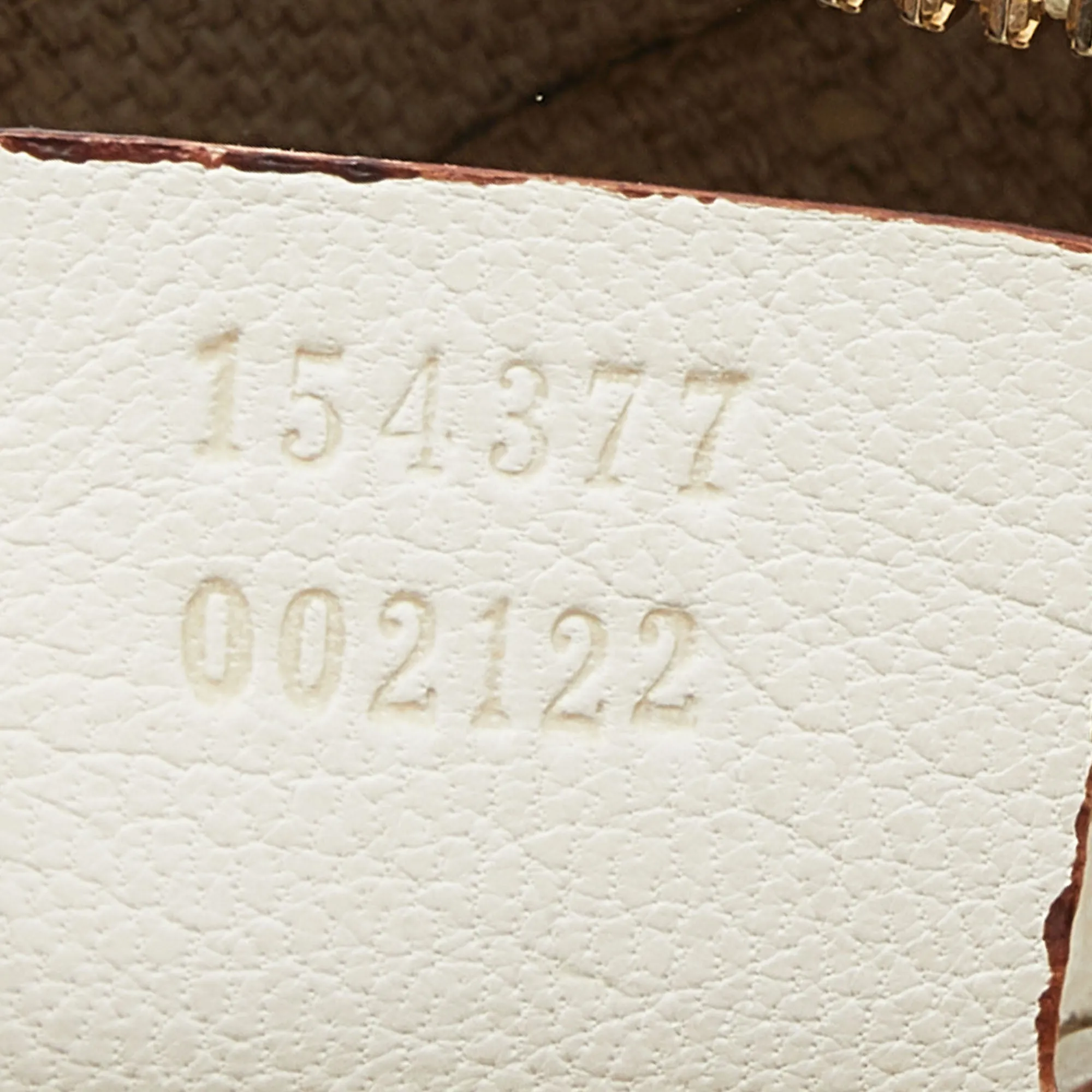 Gucci Cream Horsebit Embossed Leather Satchel