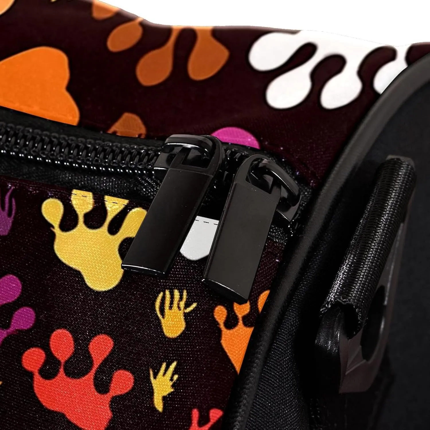 Gym Bags for Women,Duffle Bag for Travel,Bones and Paw Print,Gym Bag for Men