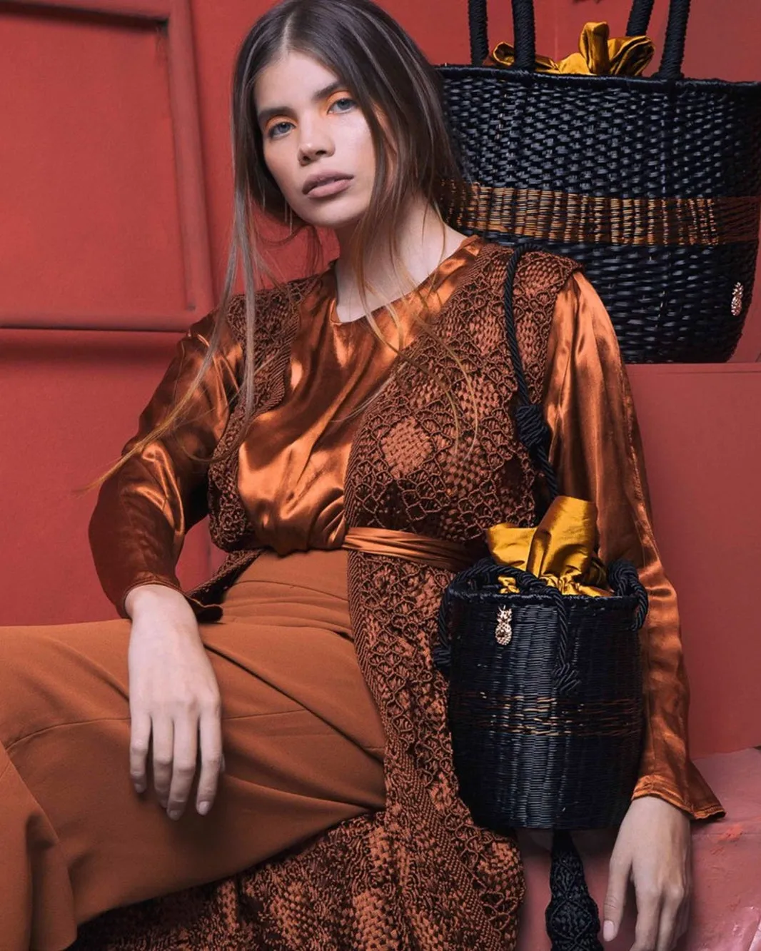 Handmade KUPRUM Bucket Bag