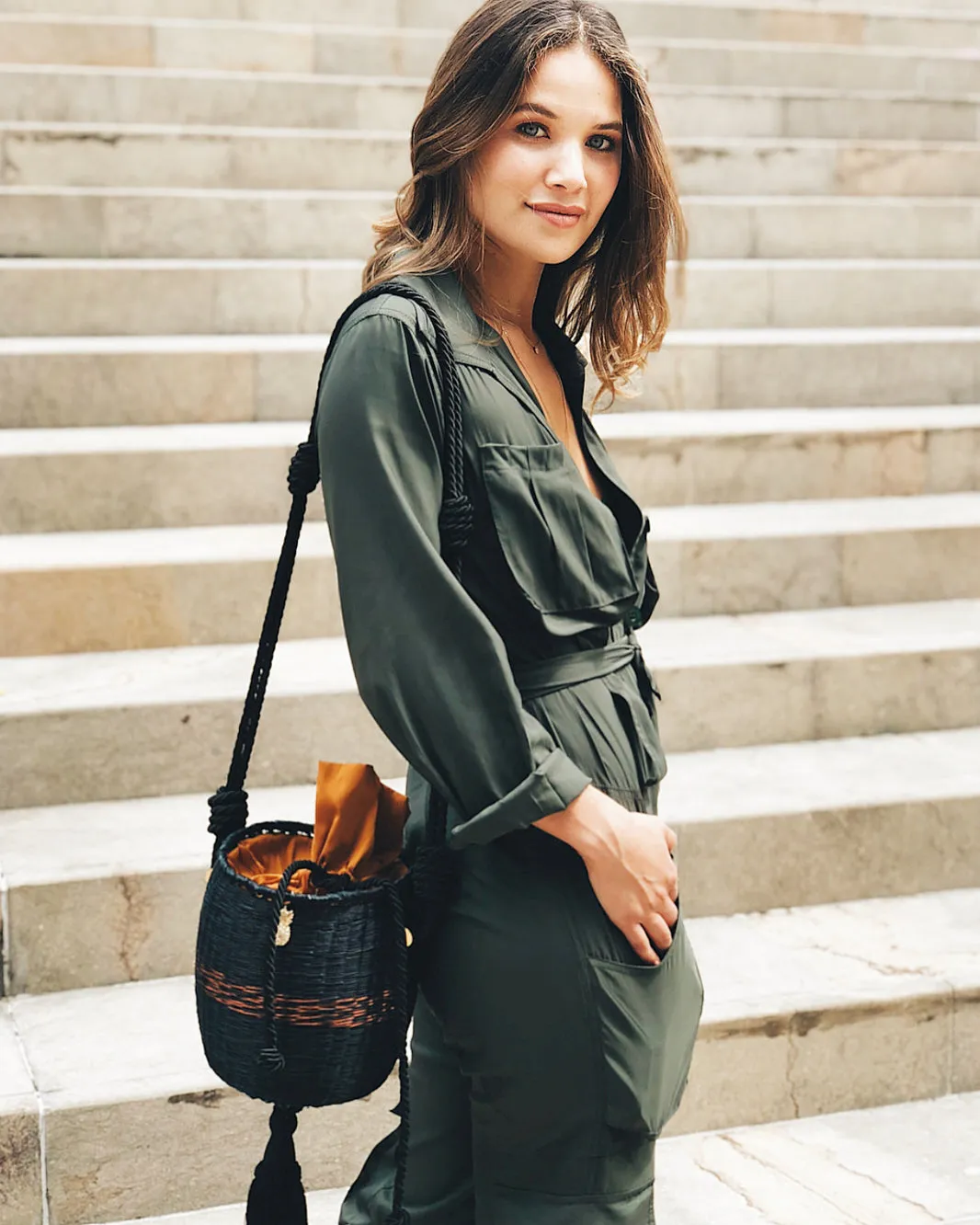 Handmade KUPRUM Bucket Bag