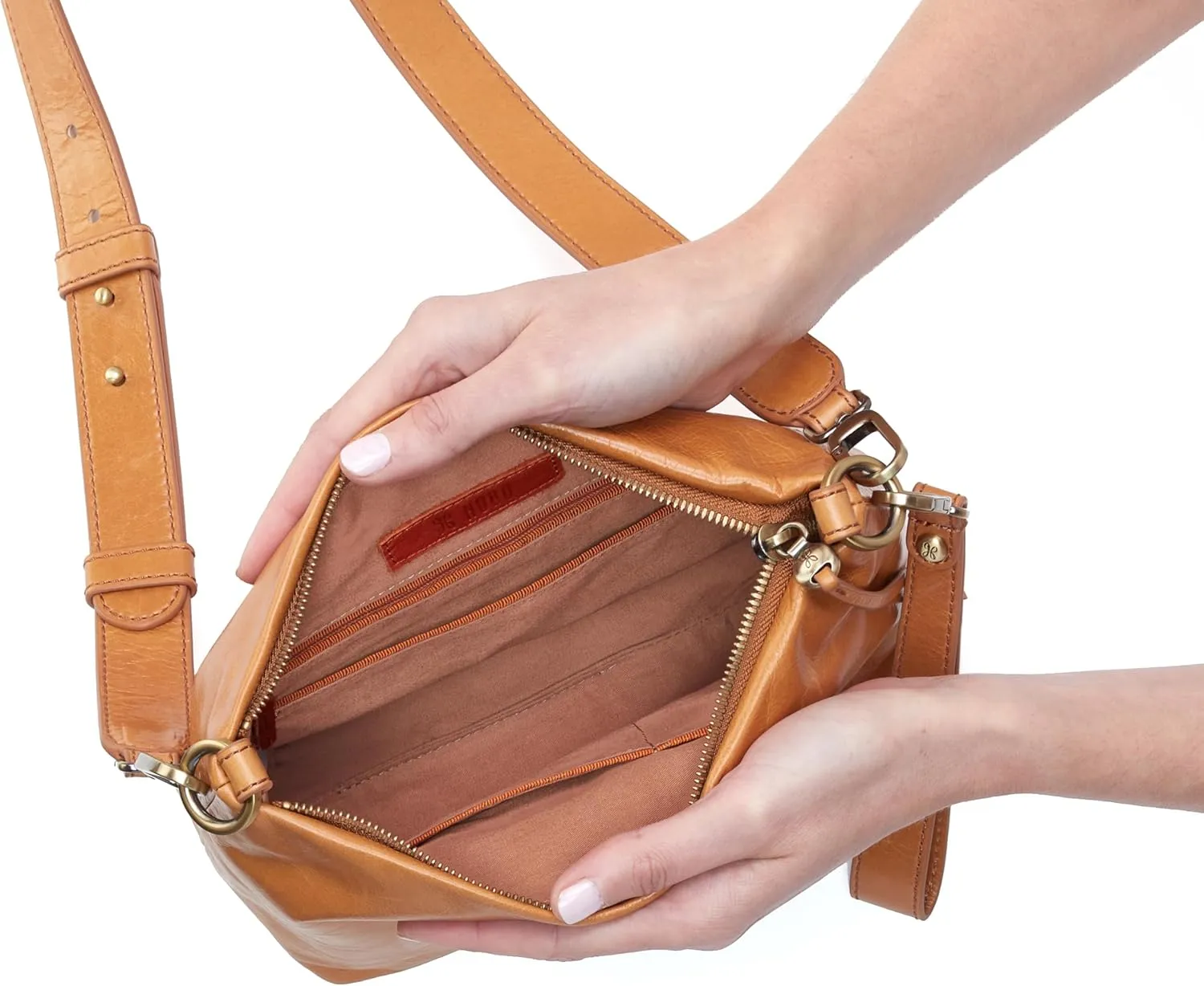 HOBO Ashe Leather Crossbody Bag for Women
