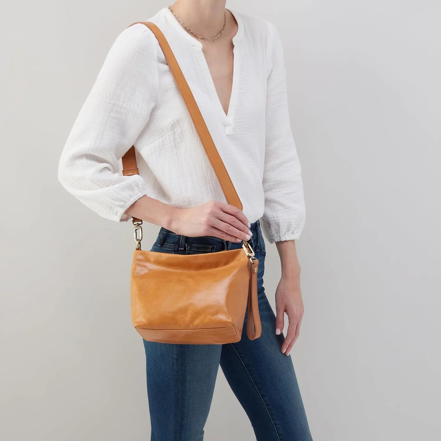 HOBO Ashe Leather Crossbody Bag for Women