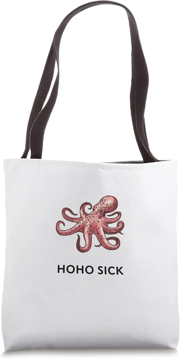 HoHo Sick Octopus Tote Bag