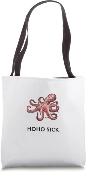 HoHo Sick Octopus Tote Bag