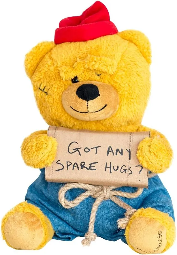 Hollabears 10" Hobo Got Any Spare Hugs Teddy Bear