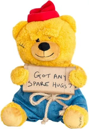 Hollabears 10" Hobo Got Any Spare Hugs Teddy Bear