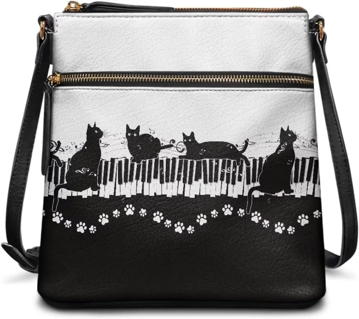 HUGS IDEA Crossbody Purse for Women Leather Satchel Bags Crossbody Shoulder Bag Tote Handbag