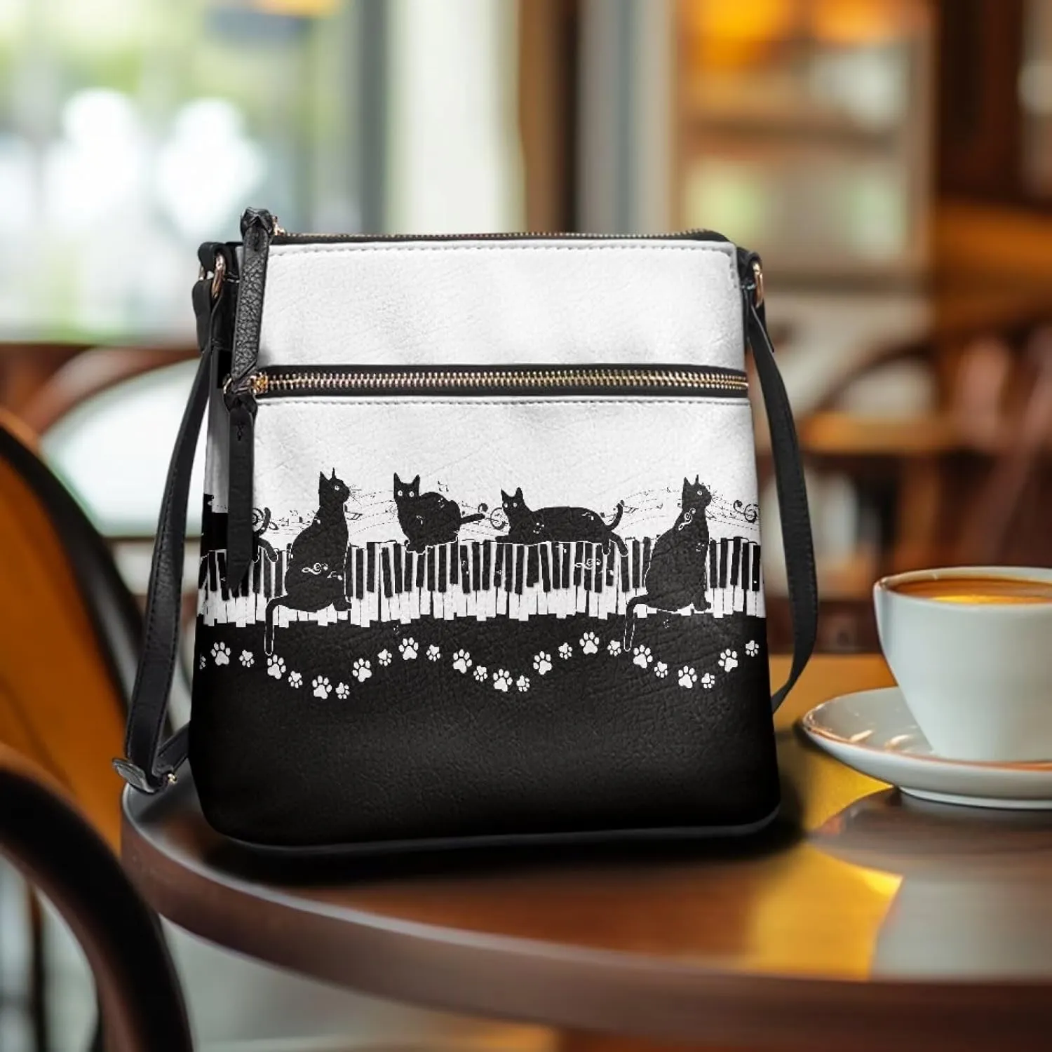 HUGS IDEA Crossbody Purse for Women Leather Satchel Bags Crossbody Shoulder Bag Tote Handbag