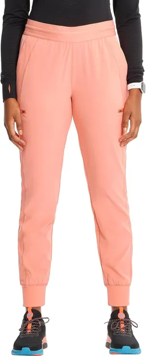 Infinity Cherokee Women's Scrub Pull-on Scrub Jogger Pants, Mid Rise Bottoms with 4 Pocket with Interior Drawstring IN122A