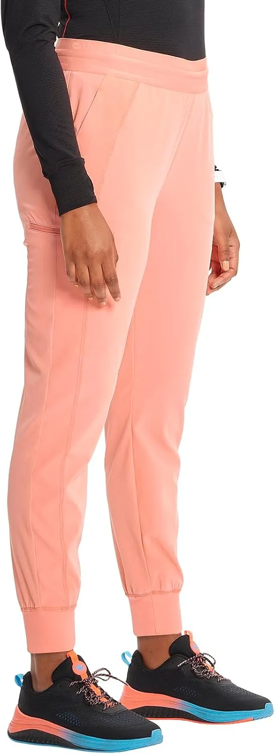 Infinity Cherokee Women's Scrub Pull-on Scrub Jogger Pants, Mid Rise Bottoms with 4 Pocket with Interior Drawstring IN122A