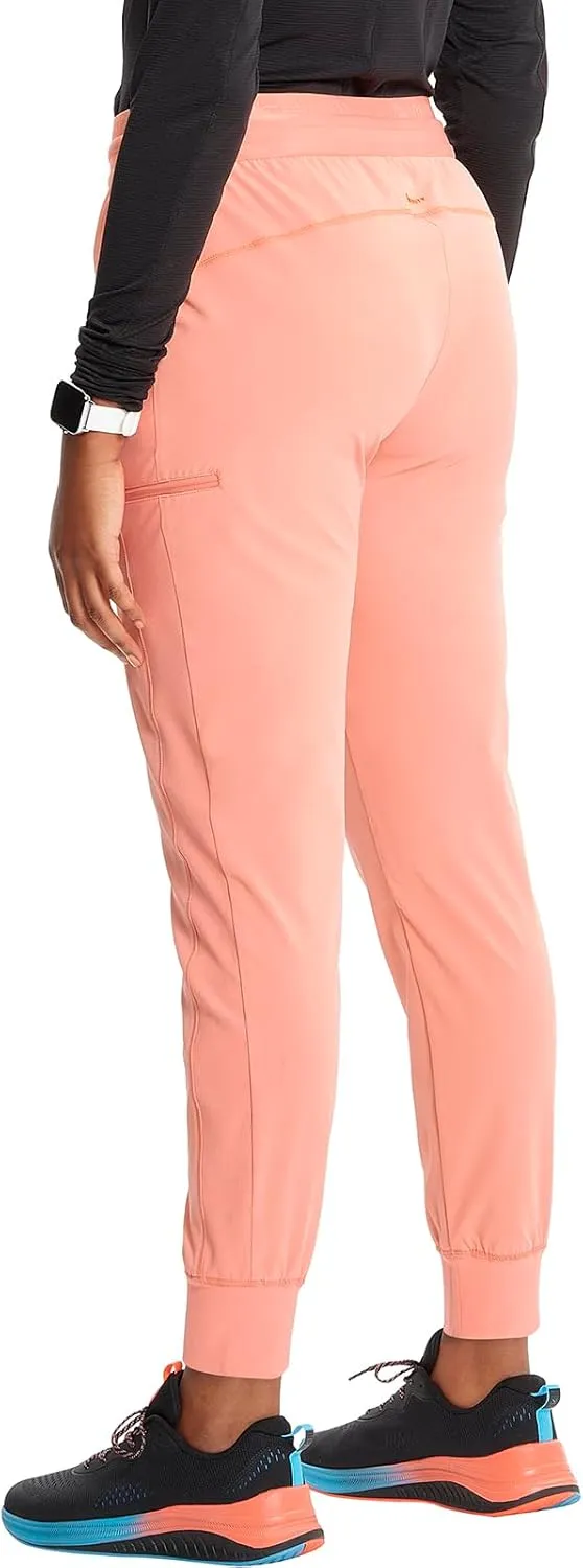Infinity Cherokee Women's Scrub Pull-on Scrub Jogger Pants, Mid Rise Bottoms with 4 Pocket with Interior Drawstring IN122A