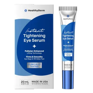 Instant Under Eye Lift Serum: Reduces Eye Bags, Wrinkles, Puffy Eyes, Dark Circles & Crow’s Feet in Minutes – Advanced Firming Polysaccharide Formula for Mature Skin – 20 mL