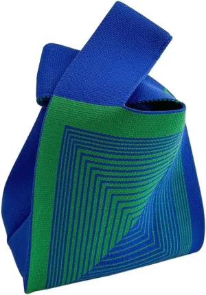 Internet celebrity handbag, knitted wool bucket bag, casual Tote bag, bento small square bag