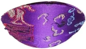 Jewelry Bags，Small Jewelry Box Small Shell Stud Earrings Ring Storage Box Handmade Jewelry Gift Boxes Vintage Chinese Silk Brocade Colorful Cardboard Case(Purple (random pattern 3 pcs))