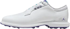 Jordan ADG 5 Golf Shoes (Wide) (FQ7874-100, White/Emerald Rise/Grape Ice) Size 13