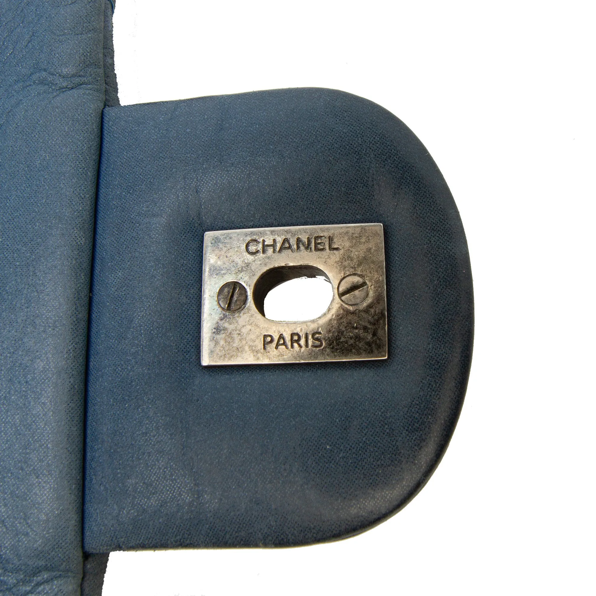 Jumbo Iridescent Calfskin In The Mix Flap