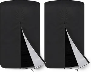 KALINCO Large Tire Cover, Waterproof Tire Storage Bag, Dust-Proof Seasonal Tire Cover, Fits up to Diameter 32" Tires, 2 Pack