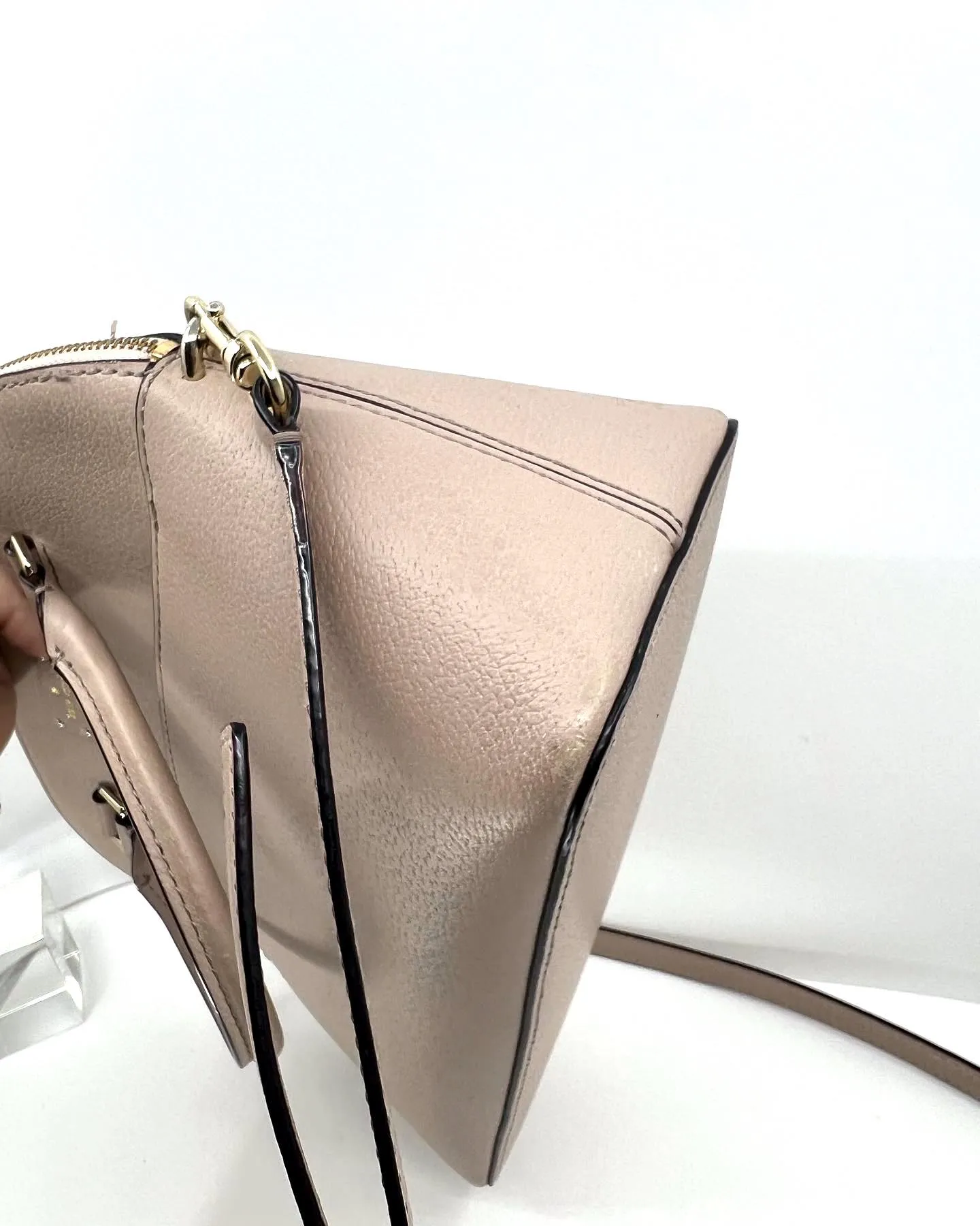 KATE SPADE GROVE STREET CARLI LEATHER CROSSBODY BAG