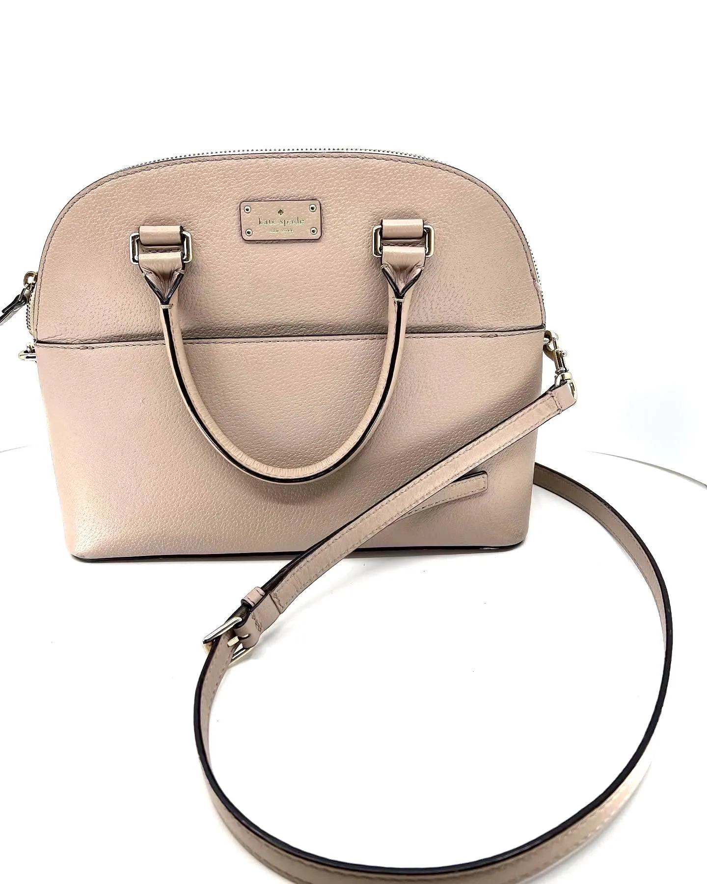 KATE SPADE GROVE STREET CARLI LEATHER CROSSBODY BAG