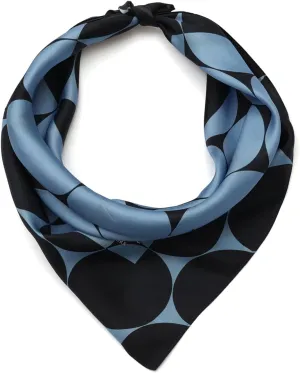 kate spade new york womens Seasonless Dot Silk Bandana Scarf, Stylish & Lightweight Fashion Accessory
