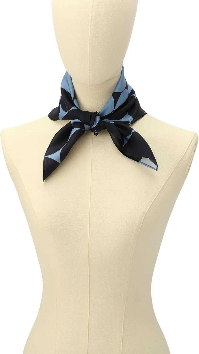 kate spade new york womens Seasonless Dot Silk Bandana Scarf, Stylish & Lightweight Fashion Accessory