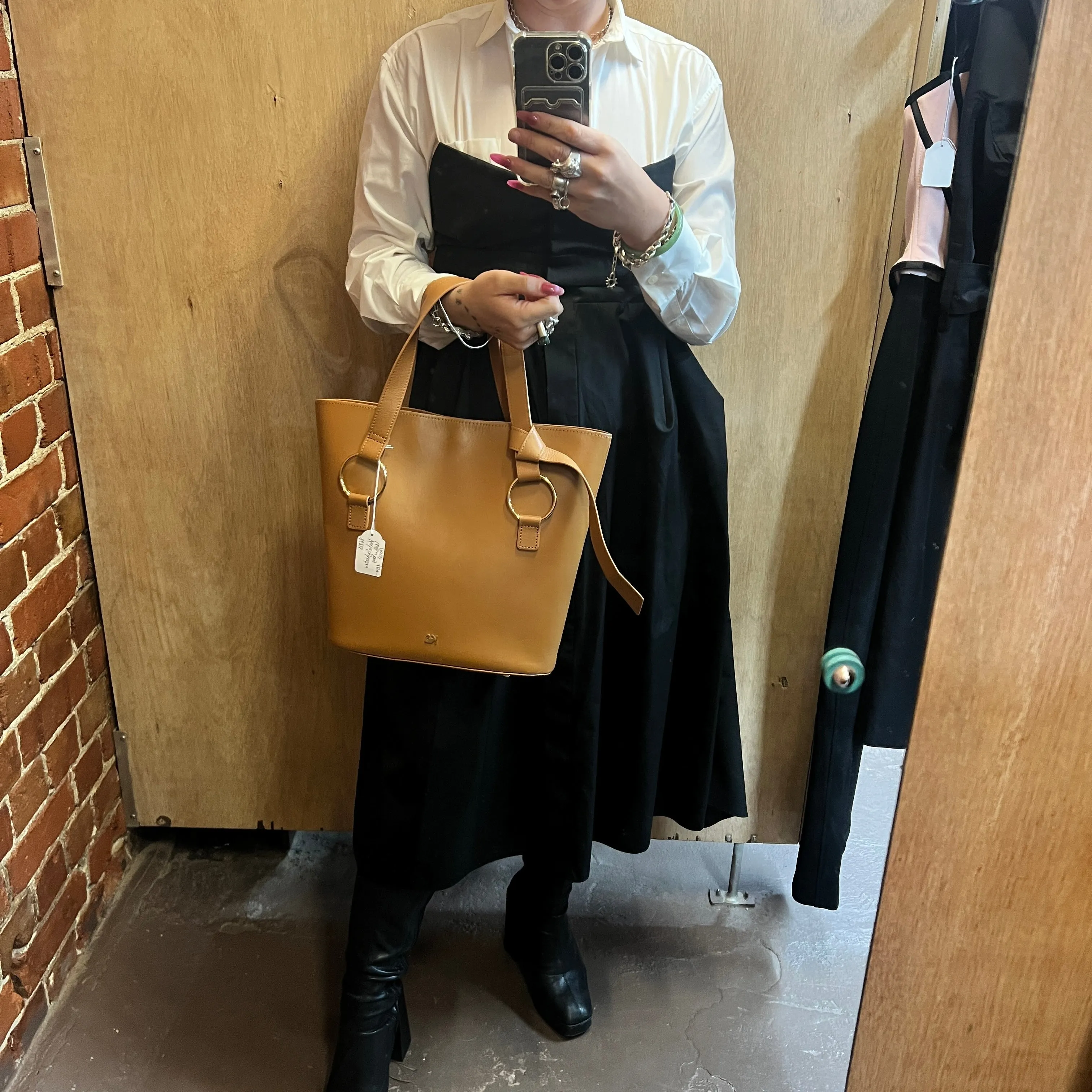 KATE SYLVESTER leather handbag