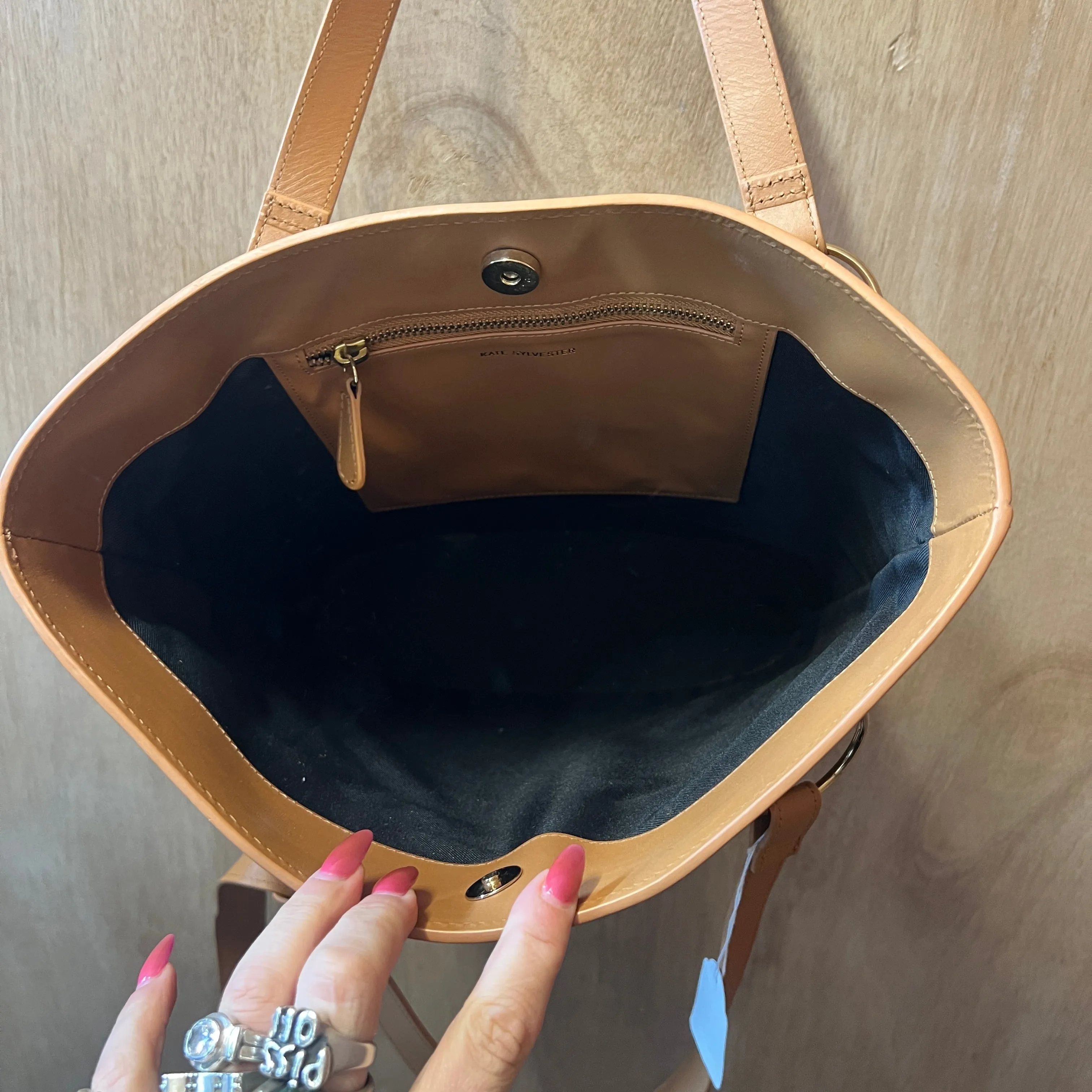 KATE SYLVESTER leather handbag