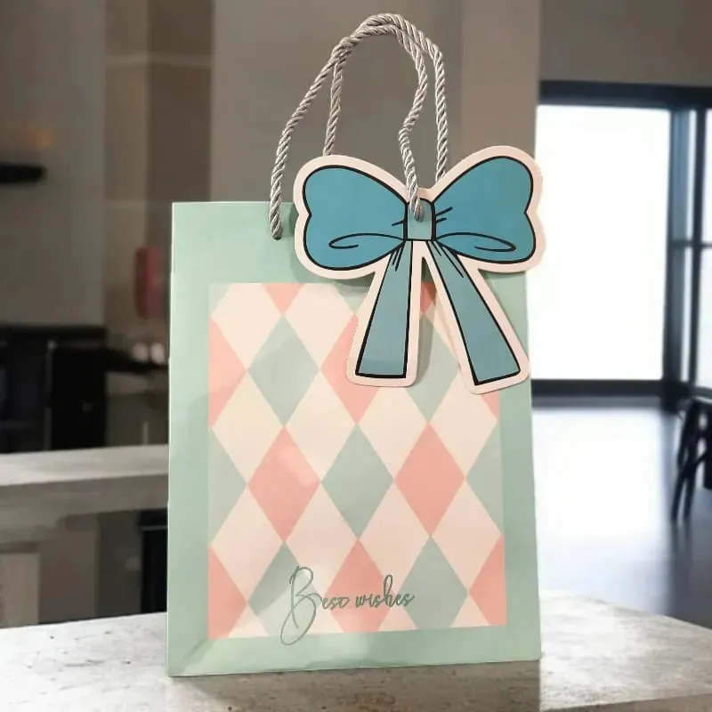 Kawaii Bow Paper Gift Bag