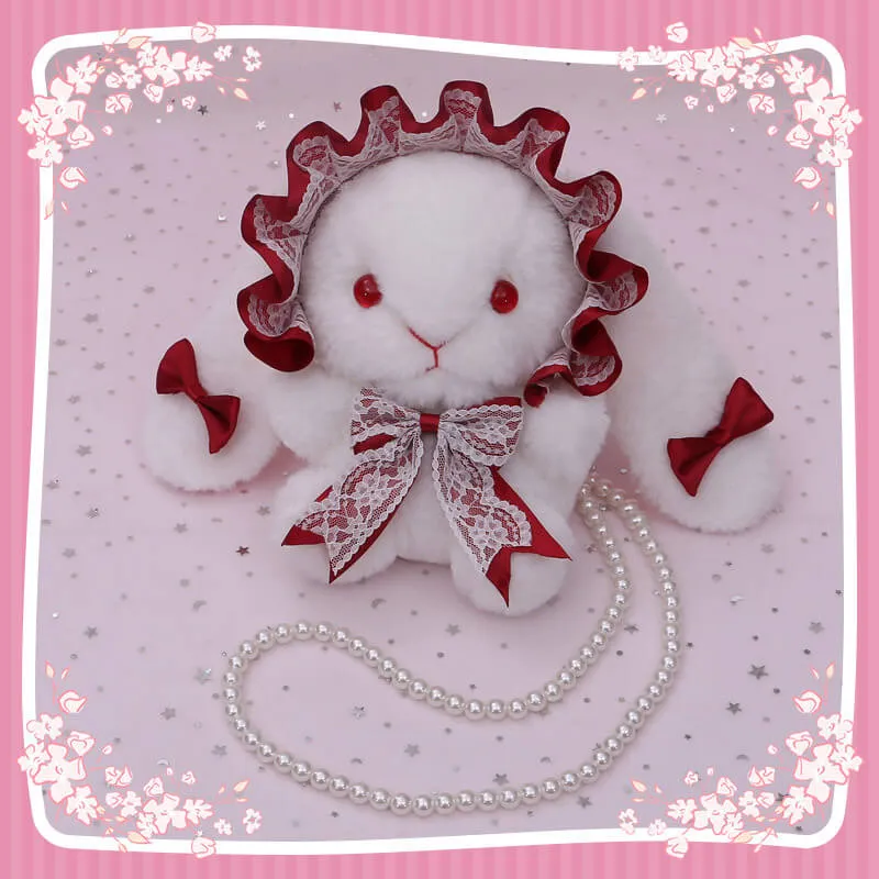 Kawaii Lace Bow Bunny Bag