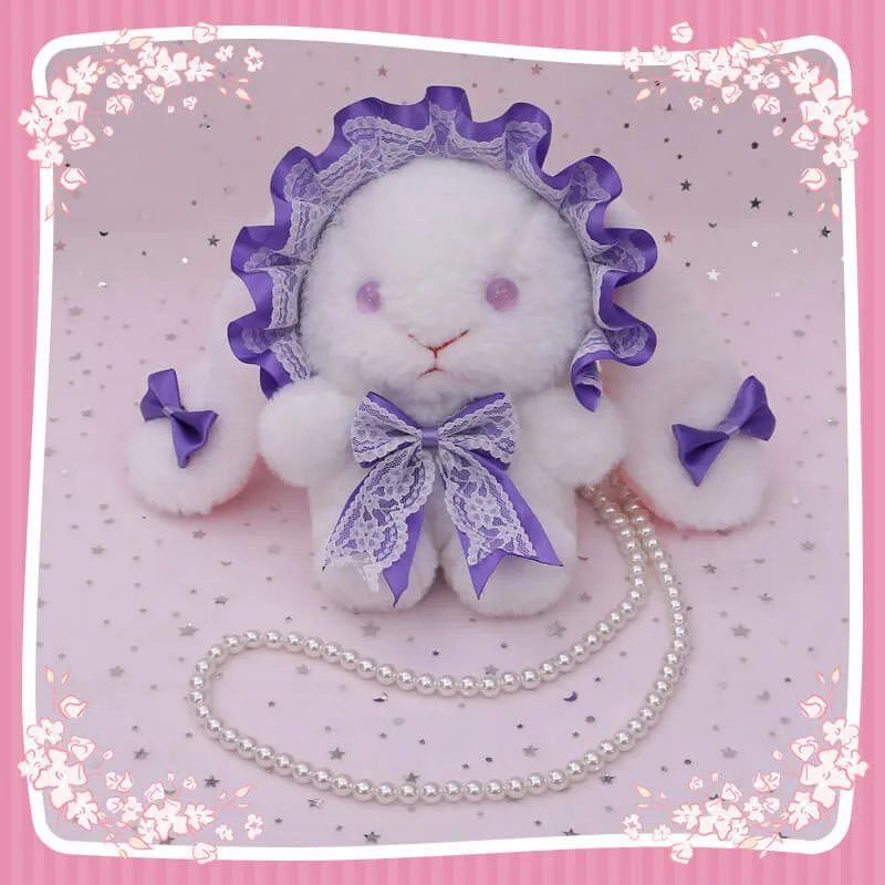 Kawaii Lace Bow Bunny Bag